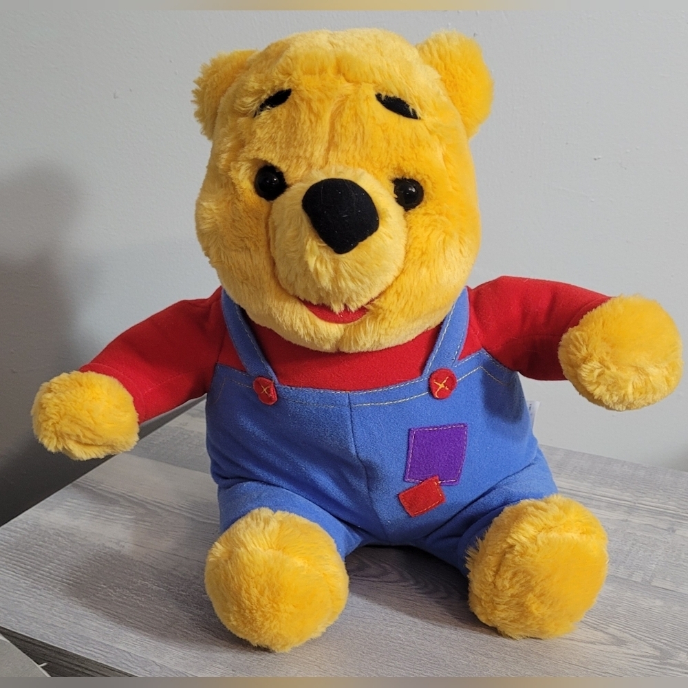 Disney Winnie the Pooh Hug n Wiggle Talking 12” Plush Vintage 1997 Y2K